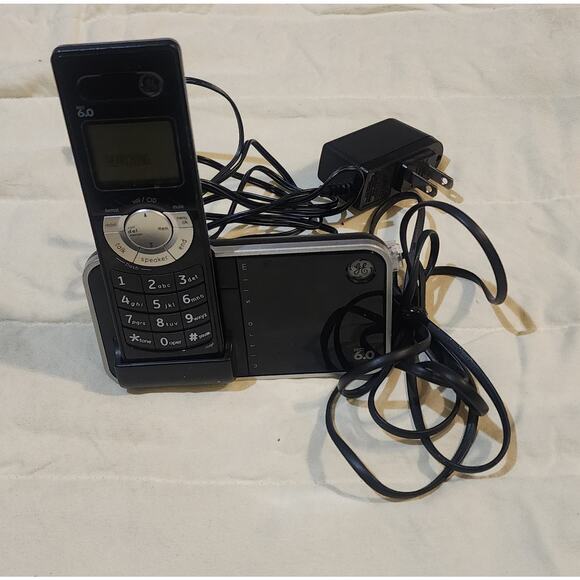 GE 28115FE1 - Cordless Phone with Caller ID/Call Waiting - Dect, Black - Picture 3 of 5
